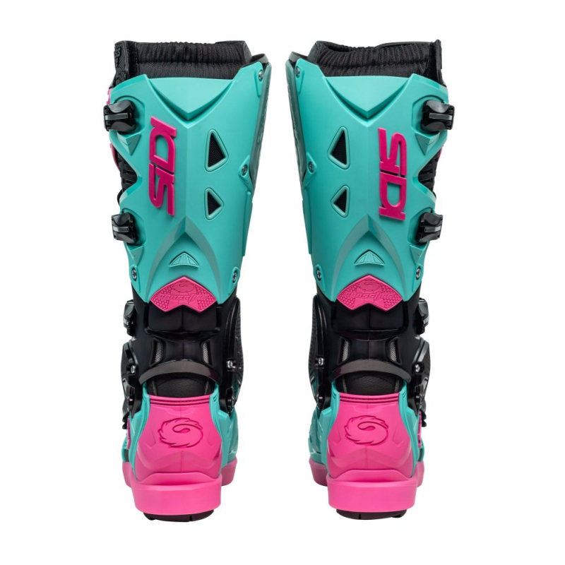 BOTTES SIDI CROSSFIRE 3 SRS VERT/ROSE