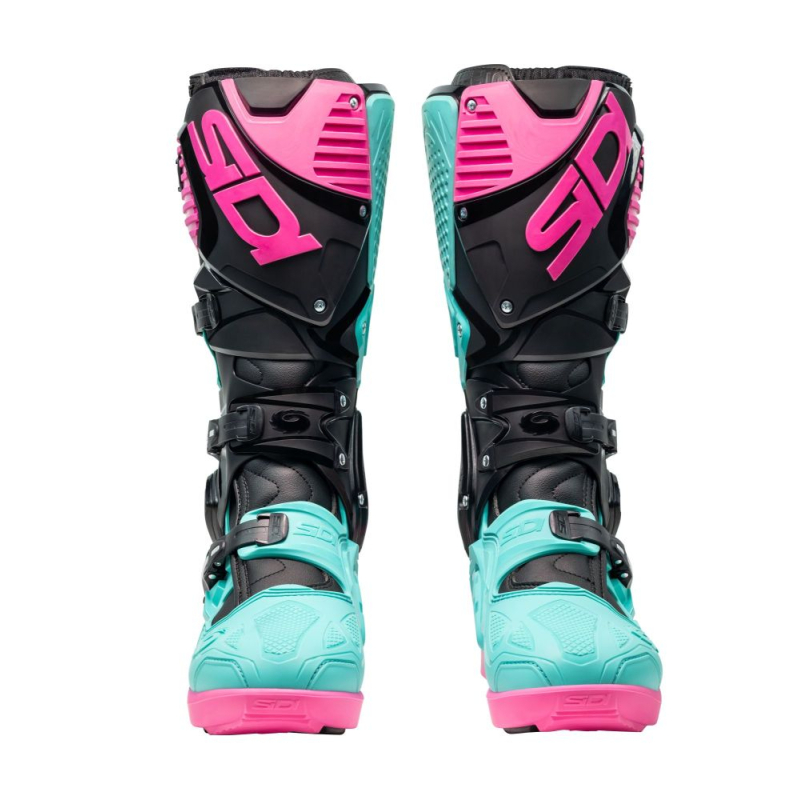 BOTTES SIDI CROSSFIRE 3 SRS VERT/ROSE