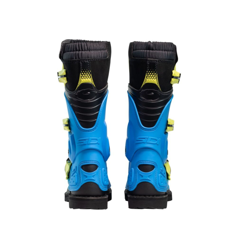 BOTTES SIDI FLAME JUNIOR BLEU/JAUNE