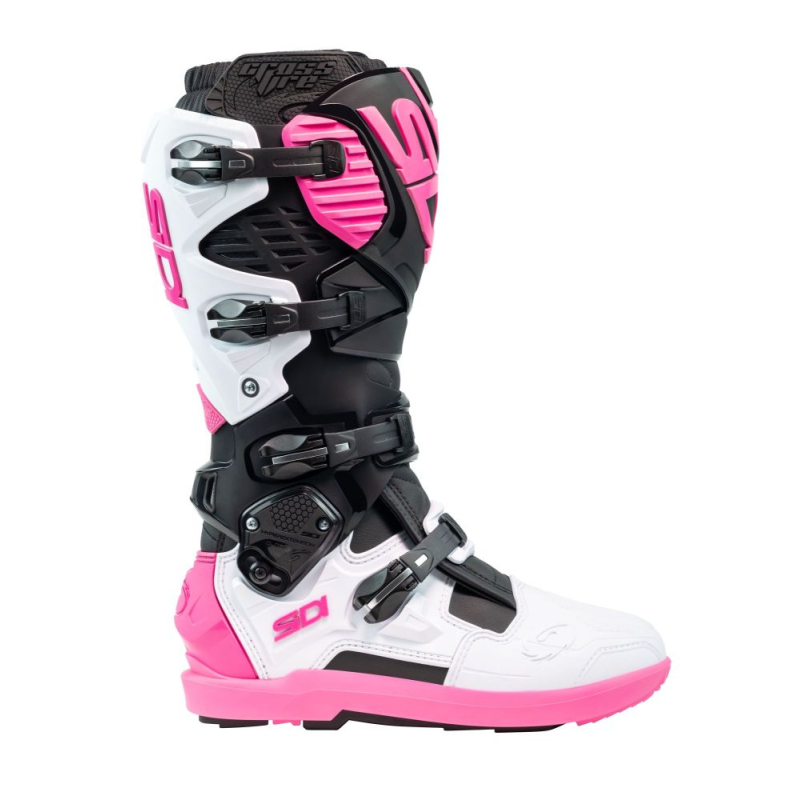 BOTTES SIDI CROSSFIRE 3 SRS BLANC/ROSE