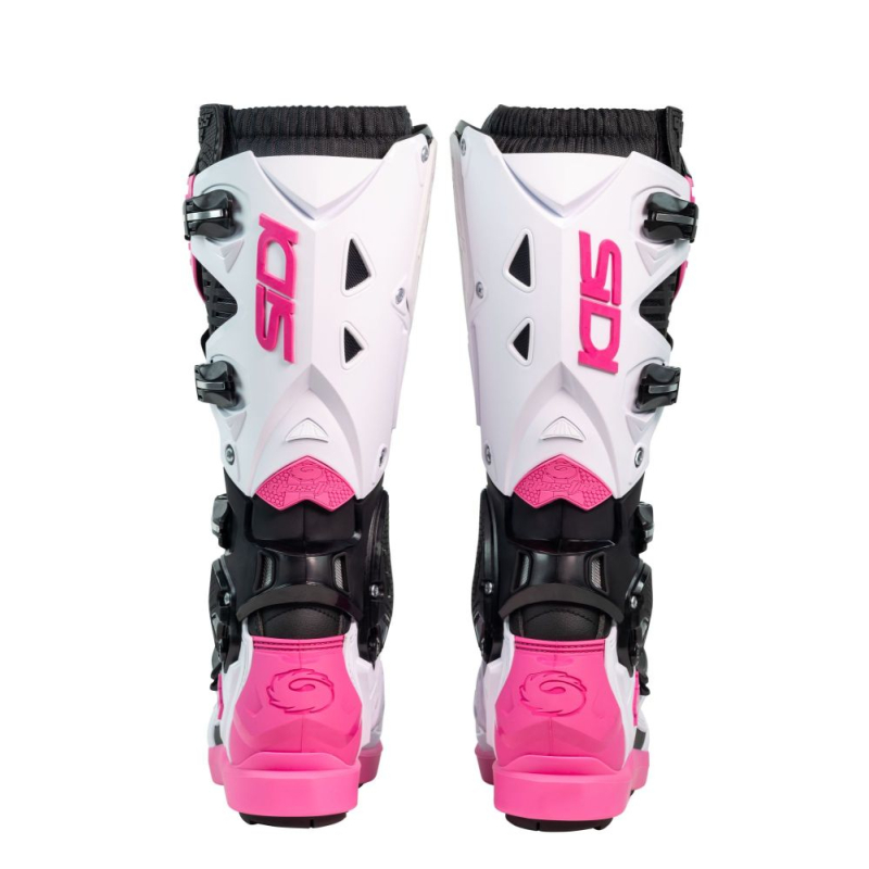 BOTTES SIDI CROSSFIRE 3 SRS BLANC/ROSE