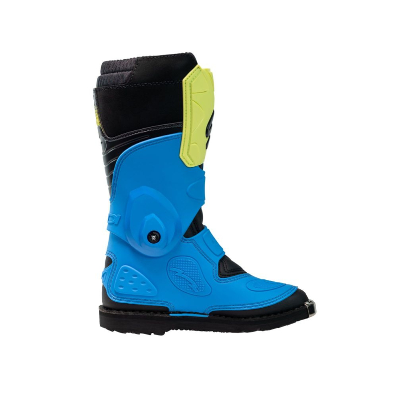 BOTTES SIDI FLAME JUNIOR BLEU/JAUNE