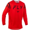 MAILLOT MOTOCROSS FLY KINETIC CENTER ROUGE/NOIR