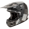 CASQUE MOTOCROSS FLY KINETIC RALLY MAT NOIR / BLANC