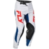 PANTALON MOTOCROSS FLY EVO DST ROUGE/BLANC/BLEU