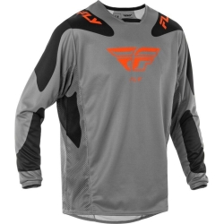 MAILLOT MOTOCROSS FLY KINETIC SYM GRIS/ORANGE/NOIR