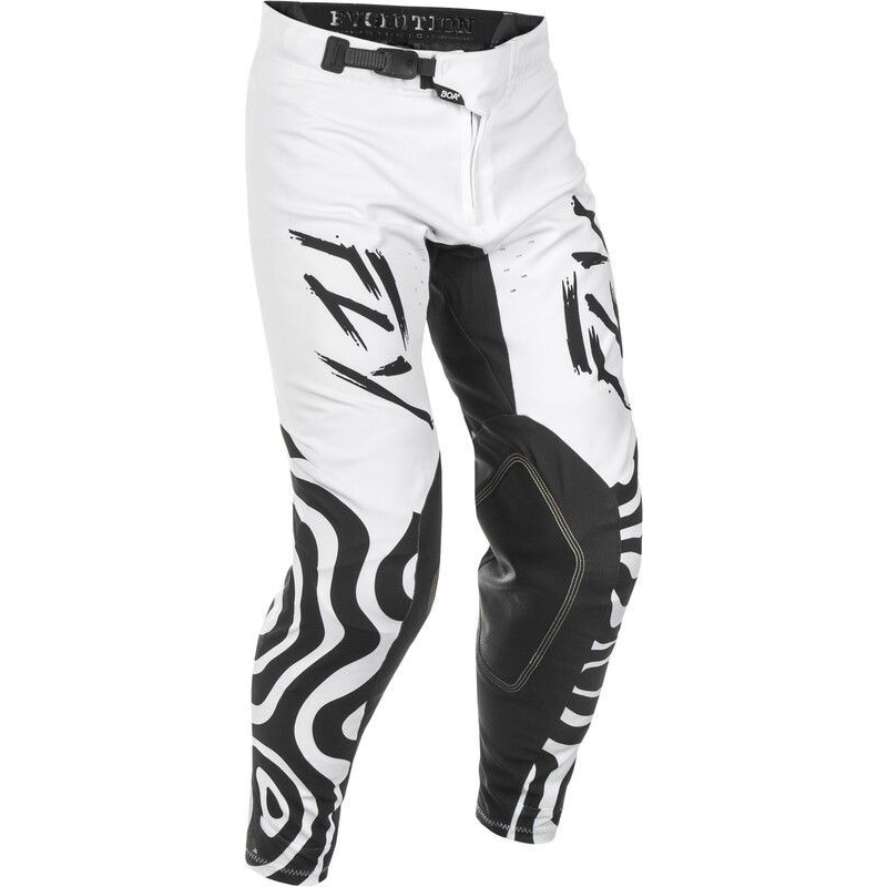 PANTALON MOTOCROSS FLY EVO DST ABYSS BLANC/NOIR