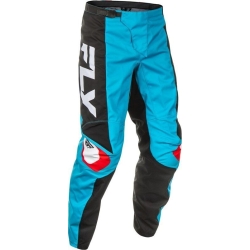 PANTALON MOTOCROSS FLY F-16 CYAN/NOIR/BLANC