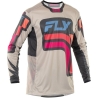 MAILLOT MOTOCROSS FLY LITE VICE LIGHT GRIS/ROSE/CORAIL