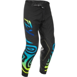 PANTALON MOTOCROSS FLY EVO DST ZEN NOIR/BLEU/JAUNE