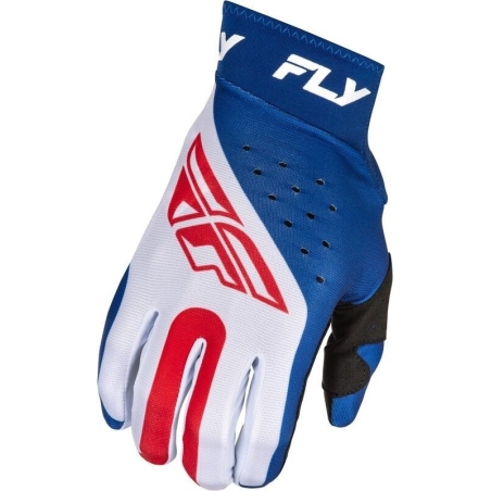 GANTS MOTOCROSS FLY PRO LITE ROUGE/BLANC/BLEU