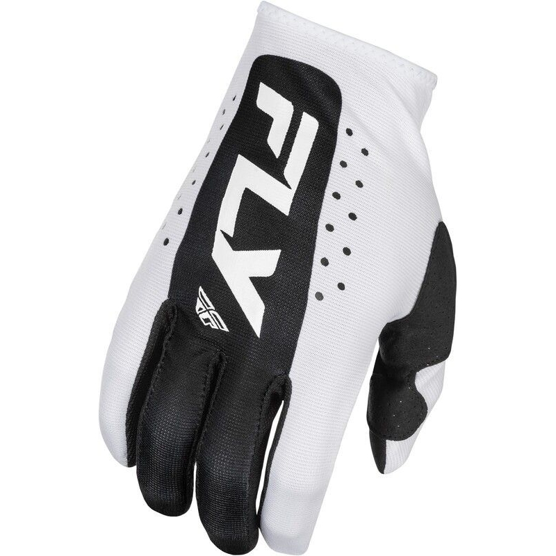 GANTS MOTOCROSS FLY LITE BLANC/NOIR