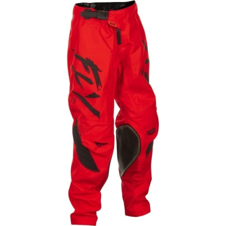 PANTALON MOTOCROSS ENFANT FLY KINETIC STOKE ROUGE/NOIR