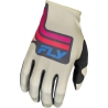 GANTS MOTOCROSS FLY LITE VICE LIGHT GRIS/ROSE/CORAIL