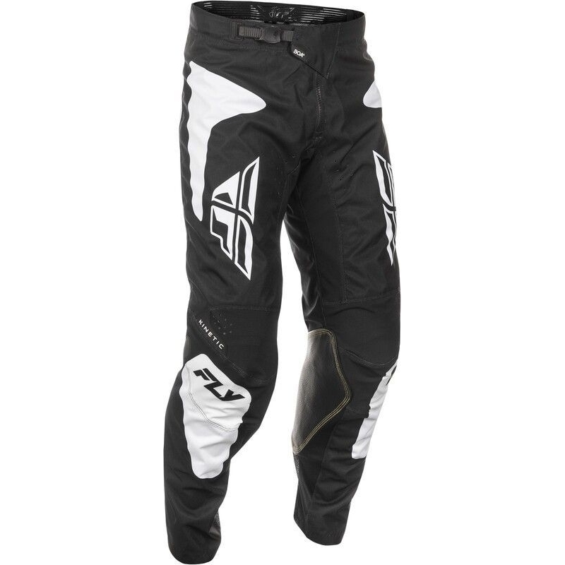 PANTALON MOTOCROSS FLY KINETIC SYM NOIR/BLANC