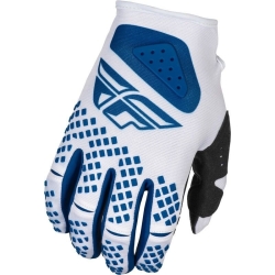 GANTS MOTOCROSS FLY KINETIC CENTER BLANC/BLEU