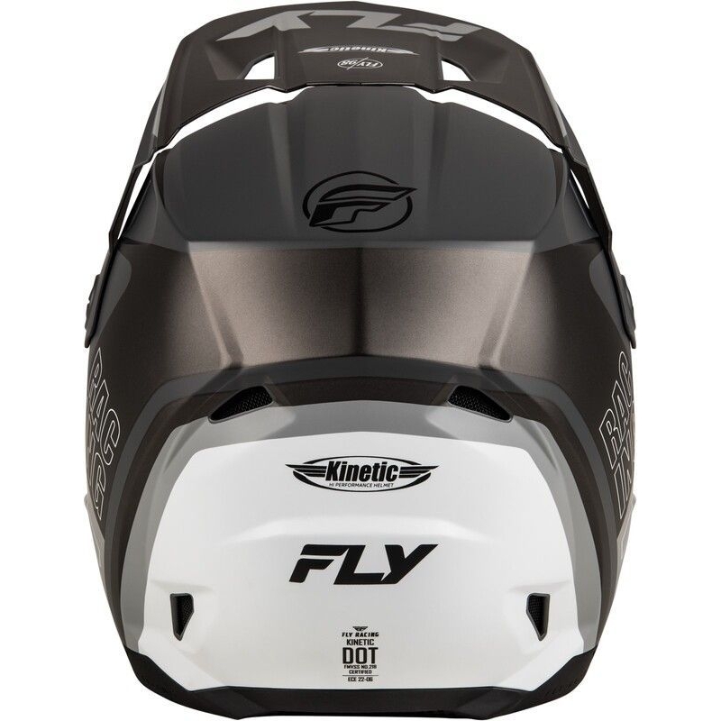 CASQUE MOTOCROSS FLY KINETIC RALLY MAT NOIR / BLANC