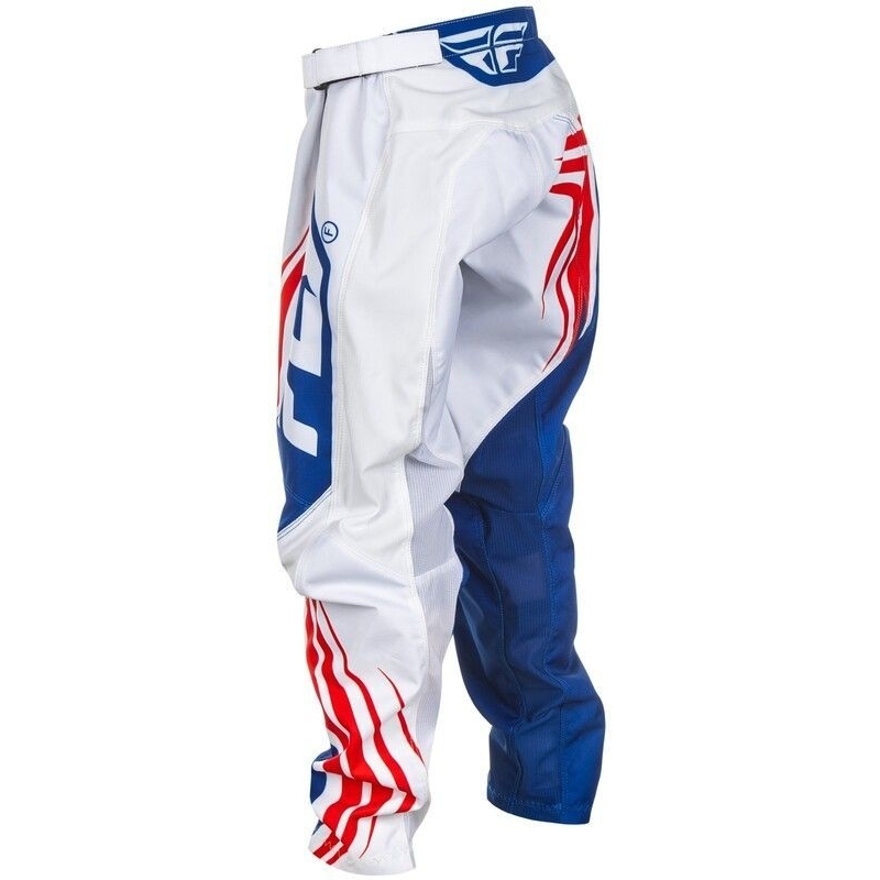 PANTALON MOTOCROSS ENFANT FLY F-16 ROUGE/BLANC/BLEU