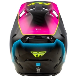 CASQUE MOTOCROSS FLY FORMULA CC UNDERGLOW NOIR/ROSE/BLEU