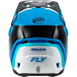 CASQUE MOTOCROSS FLY KINETIC RALLY BLEU/NOIR/BLANC