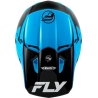 CASQUE MOTOCROSS FLY KINETIC RALLY BLEU/NOIR/BLANC