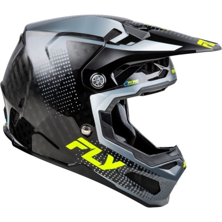 CASQUE MOTOCROSS FLY FORMULA S CARBONE PROTOCOL GRIS