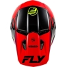 CASQUE MOTOCROSS FLY KINETIC RALLY ROUGE/NOIR/BLANC