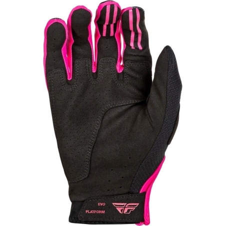 GANTS MOTOCROSS FLY EVO DST NOIR/ROSE