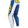 PANTALON MOTOCROSS FLY F-16 BLANC/DARK BLEU/JAUNE