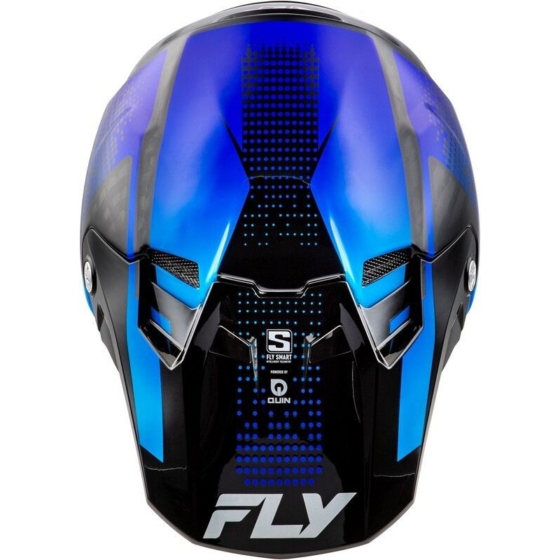 CASQUE MOTOCROSS FLY FORMULA S CARBONE PROTOCOL BLEU