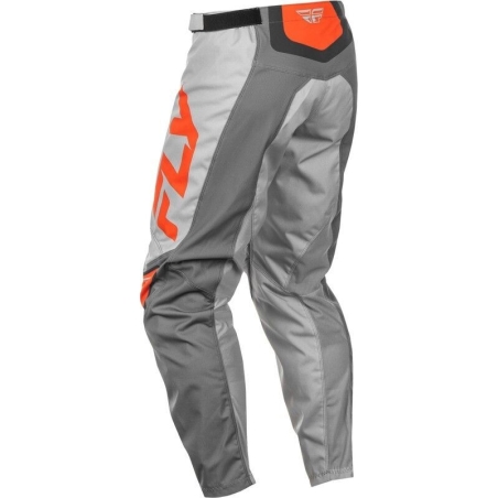 PANTALON MOTOCROSS FLY F-16 GRIS/ORANGE