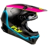 CASQUE MOTOCROSS FLY FORMULA CC UNDERGLOW NOIR/ROSE/BLEU