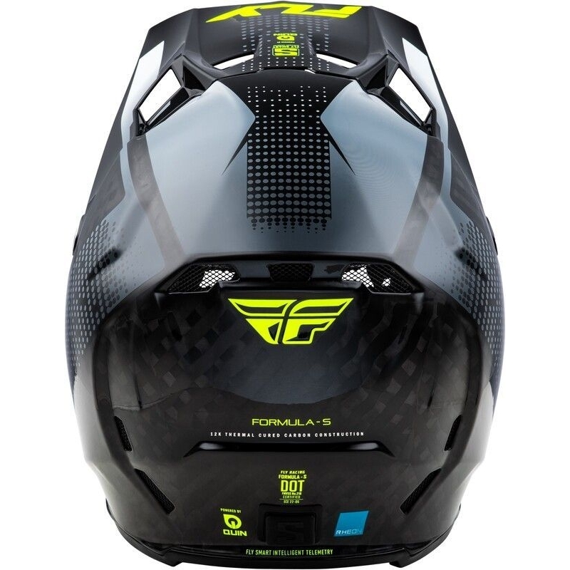 CASQUE MOTOCROSS FLY FORMULA S CARBONE PROTOCOL GRIS