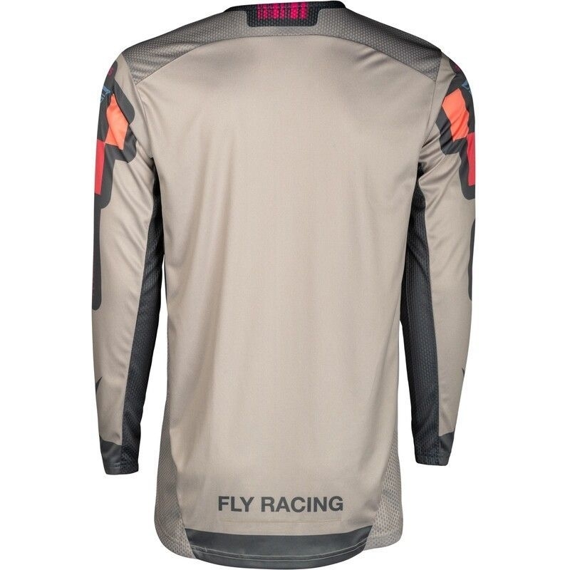 MAILLOT MOTOCROSS FLY LITE VICE LIGHT GRIS/ROSE/CORAIL