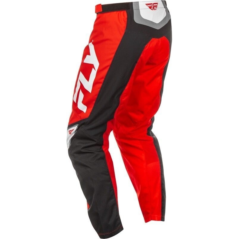 PANTALON MOTOCROSS FLY F-16 NOIR/ROUGE/BLANC