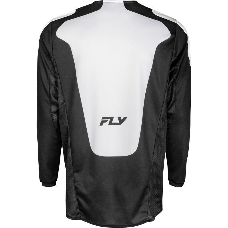 MAILLOT MOTOCROSS ENFANT FLY KINETIC STOKE NOIR/BLANC