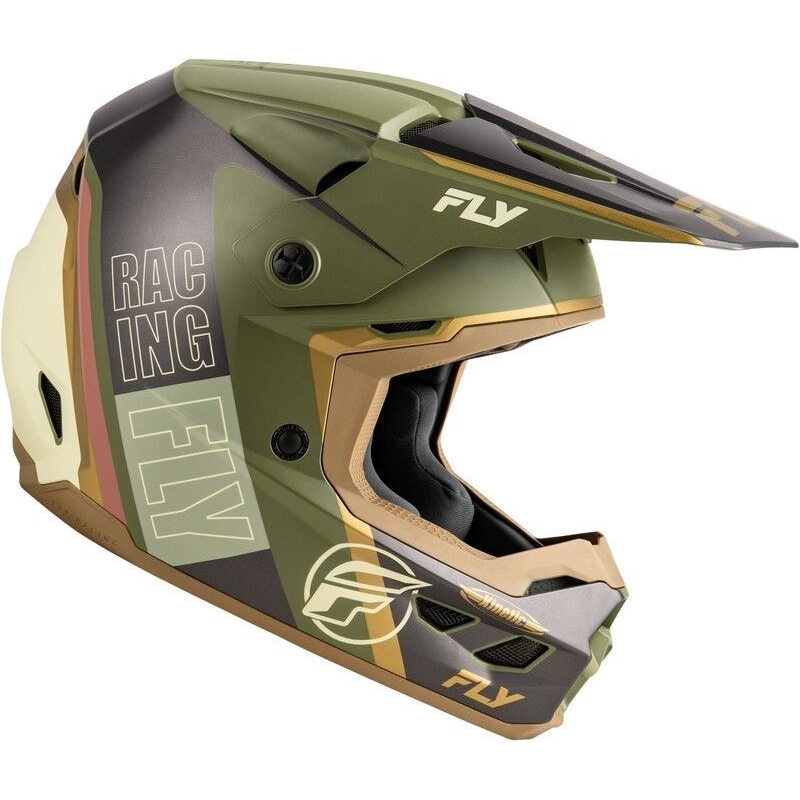 CASQUE MOTOCROSS FLY KINETIC RALLY MATT MOSS KAKI