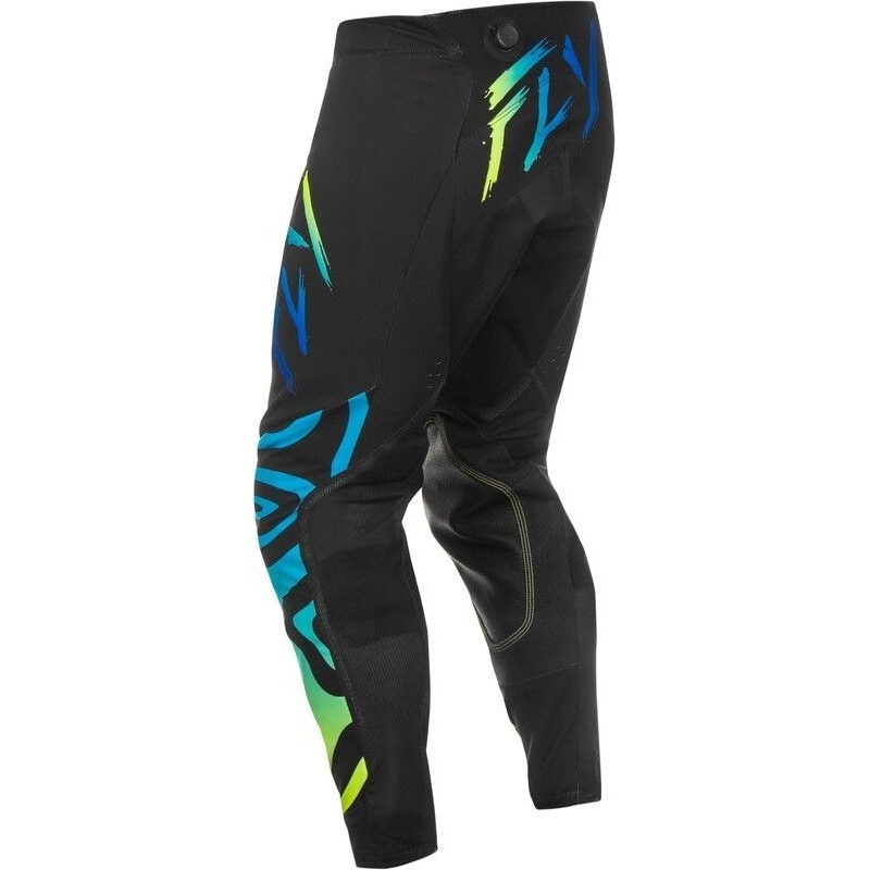 PANTALON MOTOCROSS FLY EVO DST ZEN NOIR/BLEU/JAUNE