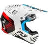 CASQUE MOTOCROSS FLY FORMULA CP SLICE BLANC/ROUGE/CYAN