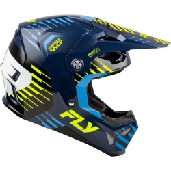 CASQUE MOTOCROSS FLY FORMULA CP SLICE BLEU