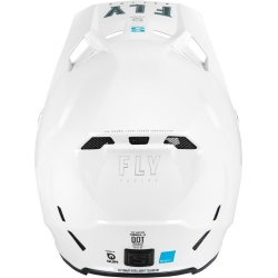 CASQUE MOTOCROSS FLY FORMULA S CARBONE SOLID BLANC