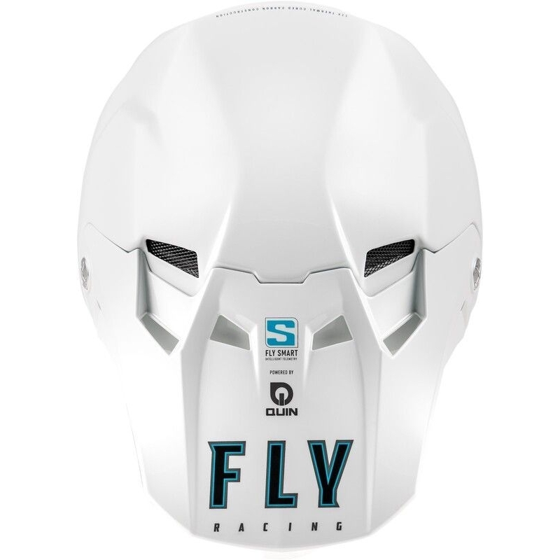 CASQUE MOTOCROSS FLY FORMULA S CARBONE SOLID BLANC