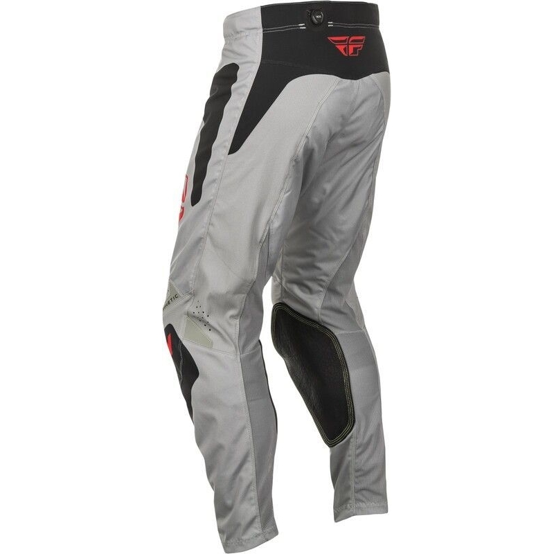 PANTALON MOTOCROSS FLY KINETIC SYM LIGHT GRIS/ROUGE/NOIR