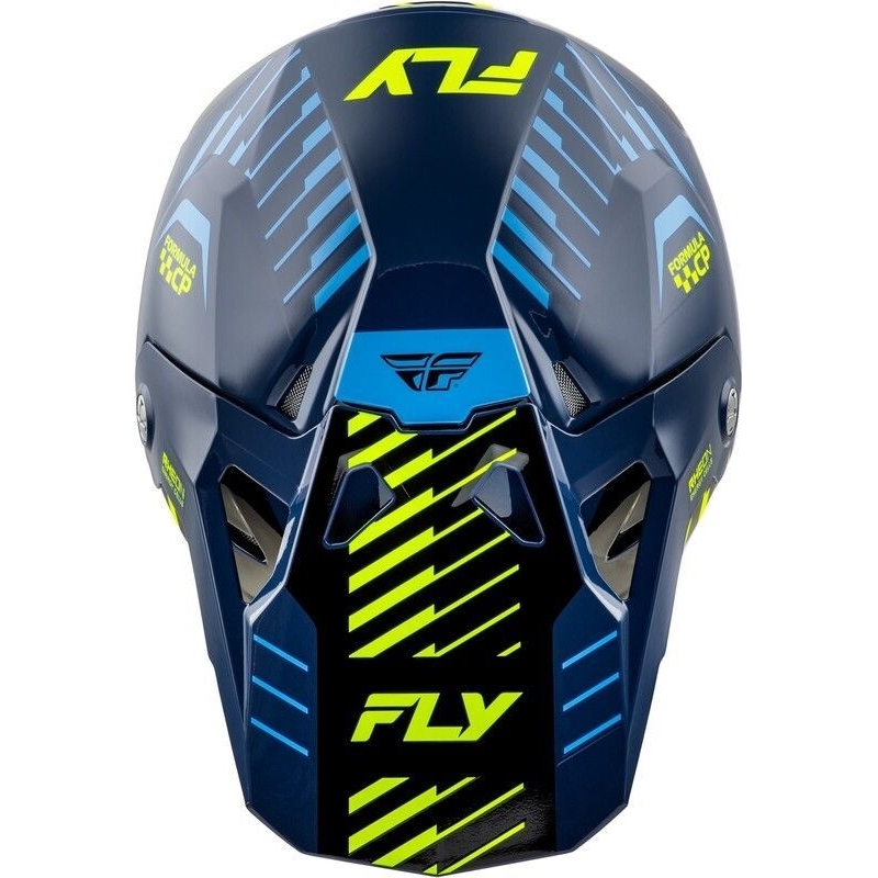 CASQUE MOTOCROSS FLY FORMULA CP SLICE BLEU