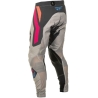 PANTALON MOTOCROSS FLY LITE VICE LIGHT GRIS/ROSE/CORAIL