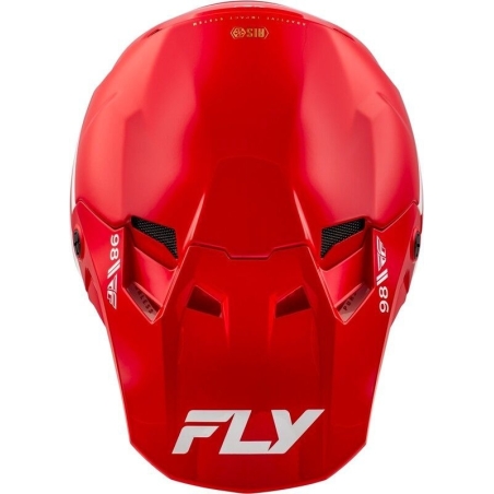 CASQUE MOTOCROSS FLY FORMULA CC OBJECTIVE ROUGE/BLANC