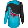 MAILLOT MOTOCROSS ENFANT FLY F-16 CYAN/NOIR/ROUGE