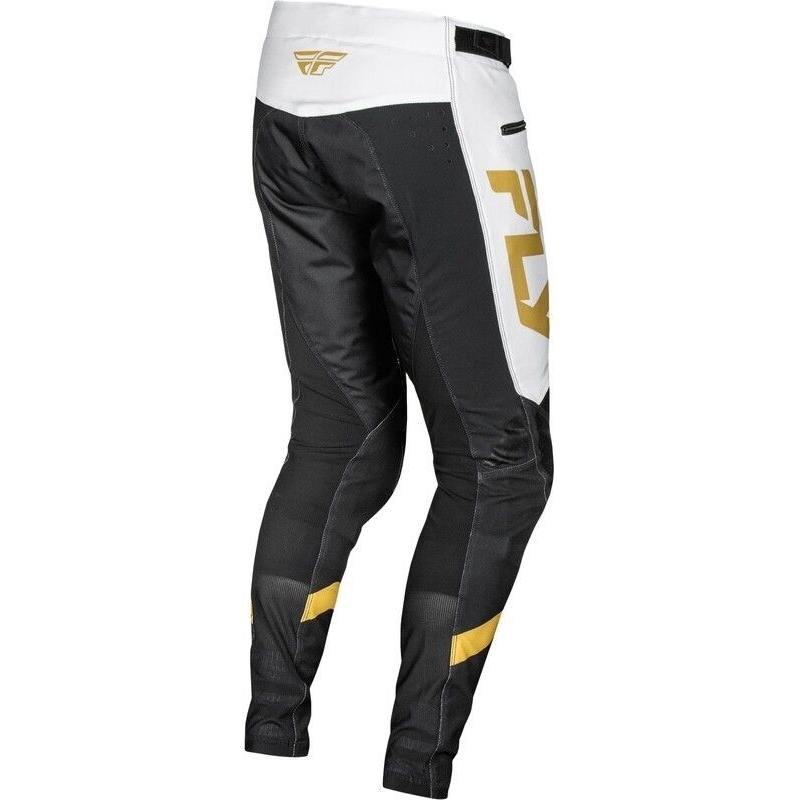 PANTALON MOTOCROSS FLY RAYCE BLANC / OR