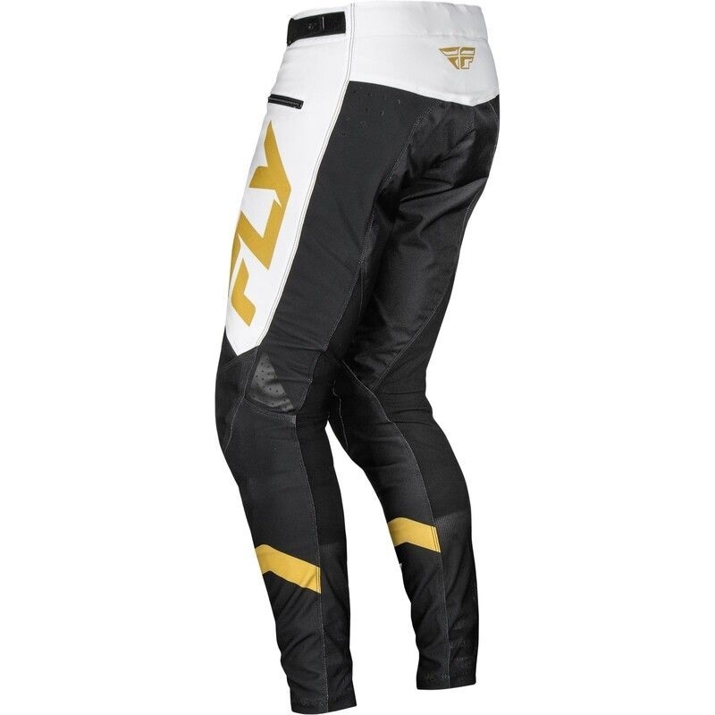 PANTALON MOTOCROSS FLY RAYCE BLANC / OR