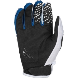 GANTS MOTOCROSS FLY KINETIC CENTER BLANC/BLEU